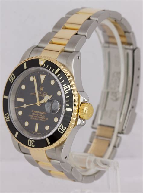 tessera rolex del 2002|2002 Rolex Submariner Date SEL 40mm Black Dial Two Tone .